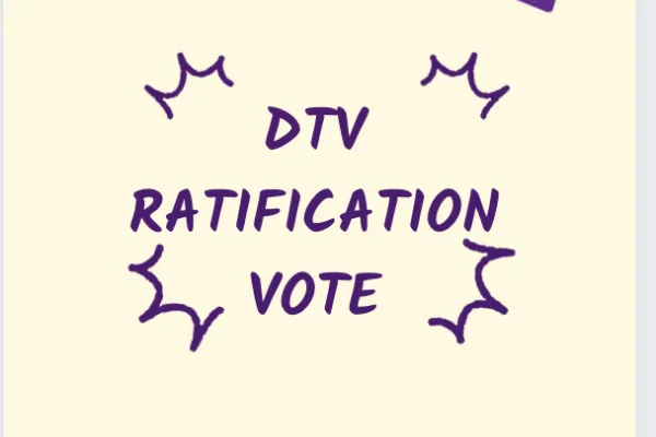 DTV Ratification Vote Logo