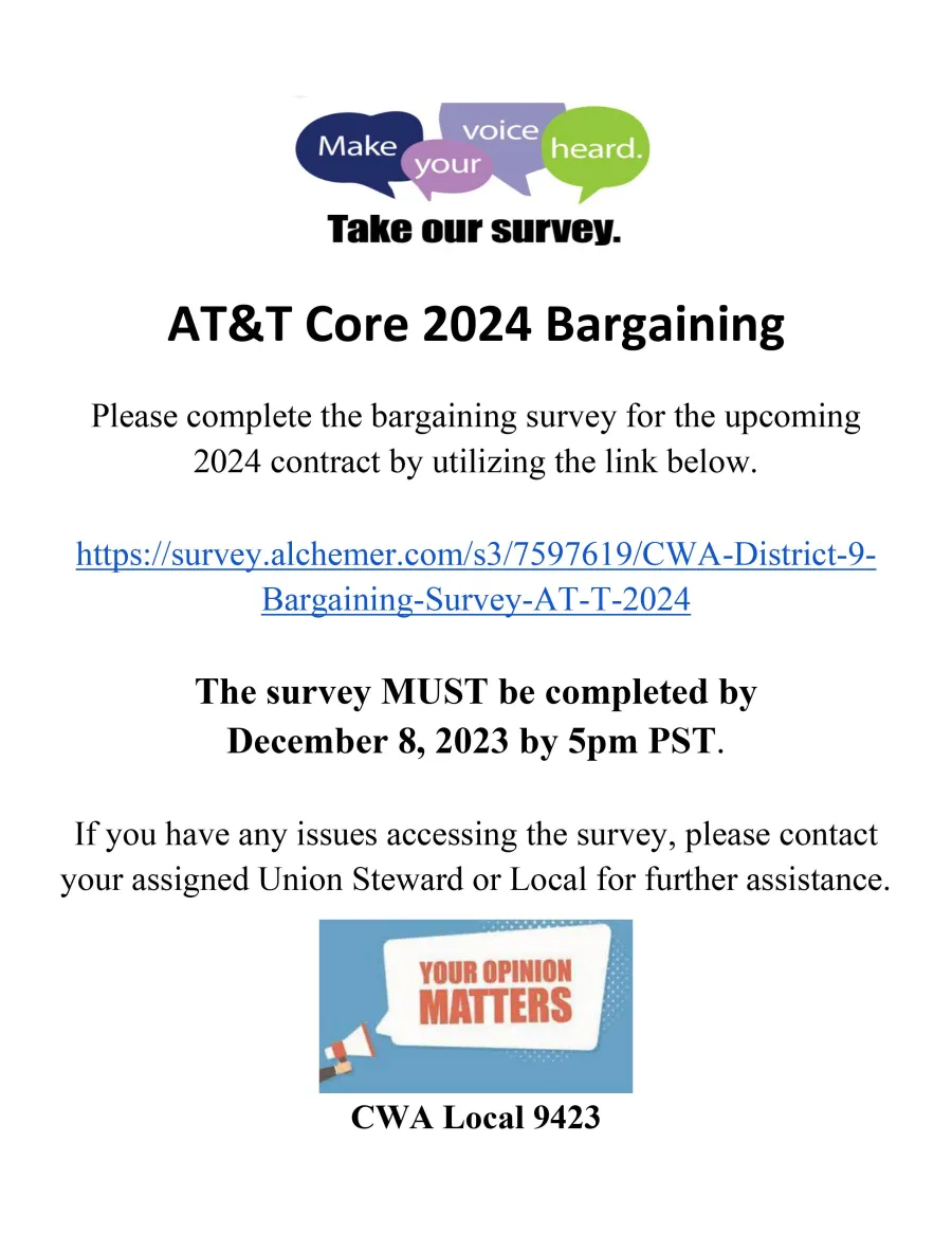 AT&T Core Bargaining Survey