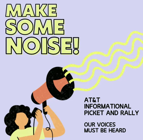 ATT INFO PICKET & RALLY LOGO