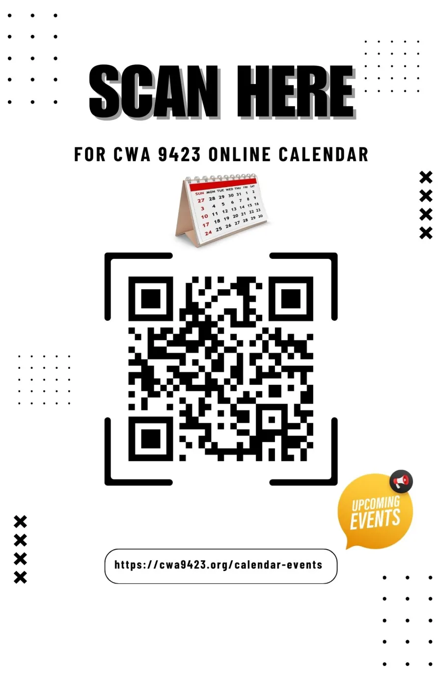 calendar flyer
